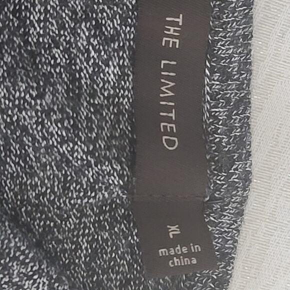 The Limited womens black/gray dolman sleeve wool blend Size XL Office minimalist - Picture 7 of 8